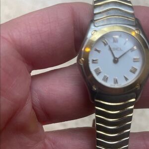 Elegant Silver and Gold Women's Watch